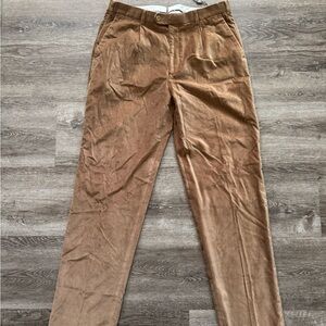 Brand new with tags Ted Lapidus Paris 100% cotton sand brown velvet men’s pants